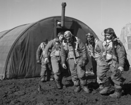 Tuskegee Airmen Parachute Room Ramitelli Italy 1945 8x10 World War II WW... - $8.81