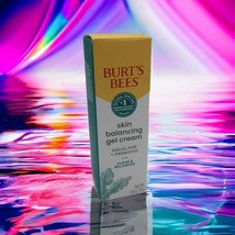 Burt&#39;s Bees Skin Balancing Gel Cream Squalane+ Prebiotic Clear &amp; Balanced 1.8oz - £13.36 GBP