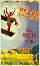 6113.Chemins de fer de L&#39;este Meaux Trilport Paris Poster.Wall Art Decorative. - £12.65 GBP+