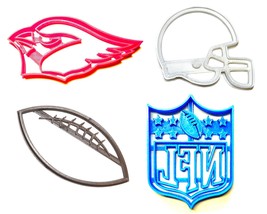 Arizona Cardinals NFL Football Logo Set Of 4 Cookie Cutters USA PR1153 - $10.99