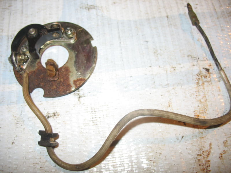 POINTS PLATE ASSY 1975 75 HONDA XL350 XL 350 K1 - $21.97