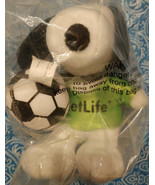 METLIFE Peanuts Snoopy As Soccer Player 5&quot; Plush with Ball NIP - £9.85 GBP