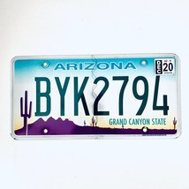 2020 United States Arizona Grand Canyon State Passenger License Plate BYK2794 - £13.15 GBP