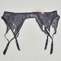 Victoria&#39;s Secret Very Sexy Black Lace Garter Belt Size Medium - £15.57 GBP