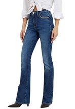 Guess Women Jeans - 31 L34 Blue Designer Fashion Flared 2025 Collection New - $2,271.57 MXN