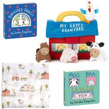 New to The Herd Farm Baby Gift Includes Sandra Boynton Board Books (Barnyard Dan - £47.18 GBP