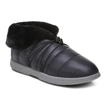 Vionic women&#39;s gabrie puffy arch supportive slipper - medium width in BLACK - - £50.56 GBP