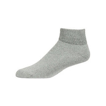 Diabetic Socks for Women Gray Ankle Socks - Set of 3 Pairs Diabetic Foot Comfort - £11.91 GBP