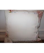 Diane Von Furstenberg White Beaded Large Throw Deco Pillow NWT - €62,15 EUR