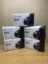 Black LD brand Kodak 30xl Ink Cartridge (lot Of 5) - £10.47 GBP