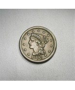 1853 Large Cent AU Coin AI094 - £89.96 GBP