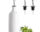 Ceramic Olive Oil Dispenser Bottle, Opaque Oil Cruet Protects Oil To Red... - $37.99