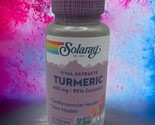 Solaray Vital Extracts Turmeric 600 mg 30 Veg Caps Exp 07/2026 - $14.25