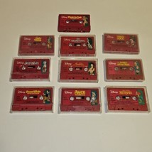 10 Disney Audio Cassette Lot Story + Song Alice Aladdin Bambi Mermaid Pooh - £31.82 GBP