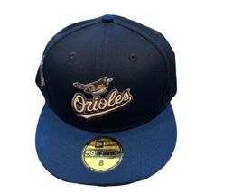 NWT New Baltimore Orioles New Era 59Fifty 25t Anniv. Logo The Blues Size... - £21.64 GBP