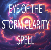 HAUNTED 50x -200x COVEN EYE OF STORM CLARITY CLEAR ALL CONFUSION UPSET MAGICK   image 2