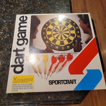 Vintage 1981 Sportcraft Double Side 17&quot; Dartboard Baseball Used - No Darts - £28.47 GBP