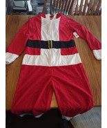 Santa Zip Up Unisex Size Medium With Hood - £43.48 GBP