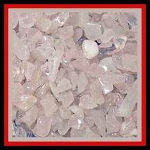 Rose Quartz Gemstone Embellishment UNDRILLED Medium Chips 50g (1.75 oz) - £2.36 GBP