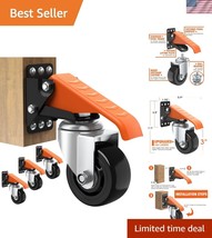 Upgrade Your Workspace: 920 lbs Capacity Workbench Casters with Non-Slip... - $1,092.89 MXN