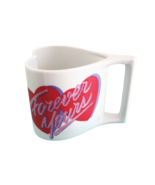 Valentines Gift Avon Heart Shaped Ceramic Coffee Mug Red Romantic Tea Cu... - £14.45 GBP