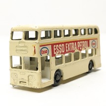 Vintage Lesney Matchbox #74 Daimler Bus ESSO Extra Petrol London Wheels 1966 - £17.46 GBP
