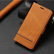 K36) Leather wallet FLIP MAGNETIC BACK cover Case For Huawei honor model - £44.28 GBP