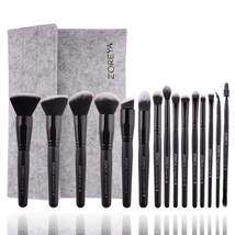 Gloss Black Makeup Brush Set 15PCS - £13.75 GBP+