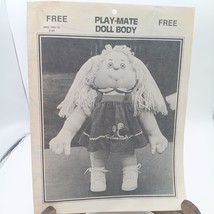UNCUT Vintage Sewing PATTERN Play Mate Doll Body 19in NHC 100/19 9-84 So... - $14.52