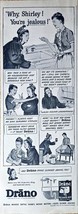 Drano Clogged Drains Septic Tanks Work Better 1947 Vintage Print Ad - $197.50 MXN