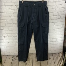 5.11 Tactical Cargo Pants Womens Sz 14 Navy Blue Workwear  - $24.74