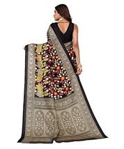 Womens Saree Sari Art Silk Banarasi Festival Casual With blouse piece Sari - £14.98 GBP