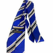 Donald Trump Signature Collection Neck Tie 100% Silk Blue White Black Necktie - £39.47 GBP