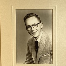 1956 Butler PA High School Mens Portrait in Original Fold Over Cardboard... - $24.95