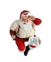 Vtg Hallmark Keepsake Ornament in Box 1992 Coca Cola Santa Please Pause Here - £9.59 GBP