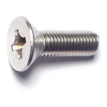 5/16&quot;-24 x 1&quot; 18-8 Stainless Phillips Flat Head Machine Screws (6 pcs.) - £7.80 GBP