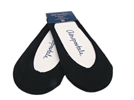Aeropostale 2 Pack No-Show Socks Womens Black Cotton Blend One Size Fits All   - £10.84 GBP