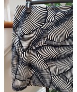 Ann Taylor Women Black &amp; Beige Palm Print Cotton Casual Mini Pencil Skir... - $465.08 MXN