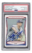 Gerrit Cole Signed 2010 Topps USA #USA-25 Pirates Rookie Card PSA/DNA - $155.19