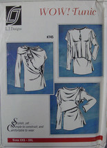 Pattern 745 Women&#39;s &quot;Wow!Tunic&quot;  Long Sleeves Sz XXS - XXL - $6.99