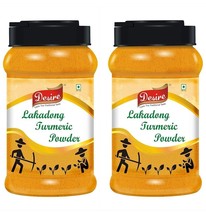 High Curcumin Lakadong Turmeric Powder 450 Gram Pack Of 2 Your Healthy Life - £23.90 GBP