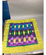 Florio 100% Silk Multicolored Silk Scarf - 30x30” - $363.64 MXN