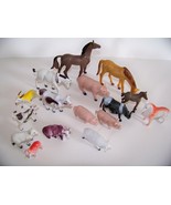 16 Farm Animals 3&quot; Horse and Small Pigs Sheep Ranch Cake Toppers-Repackaged - £7.03 GBP