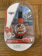 Disney Cars LCD Watch Molded Flip Top - £70.67 GBP