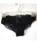 Victoria&#39;s Secret Angels Black Sheer Lace Hipkini Underwear Panty Size S... - $27.35 CAD
