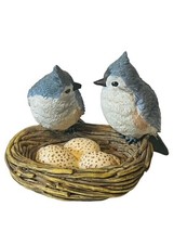 The Bradford Exchange Holiday Tweets Bird Figurine Songbird Tree Tufted Titmouse - £23.90 GBP
