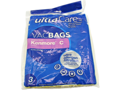 Set 2 Vacuum Bags UltraCare Ultra Allergen Filtration for Kenmore C 2 Pl... - £6.28 GBP