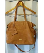 Lucky Brand Large Tan Leather Shoulder Crossbody Bag Change Purse - €38,46 EUR Lucky Brand Large Tan Leather Shoulder Crossbody Bag Change Purse - €38,46 EUR