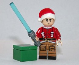 Luke Skywalker Christmas Star Wars Building Minifigure Bricks US - £7.17 GBP