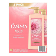 Caress Daily Silk Hydrating Body Wash, Floral Oil Essence (25.4 fl. oz., 2 pk.) - £35.20 GBP
